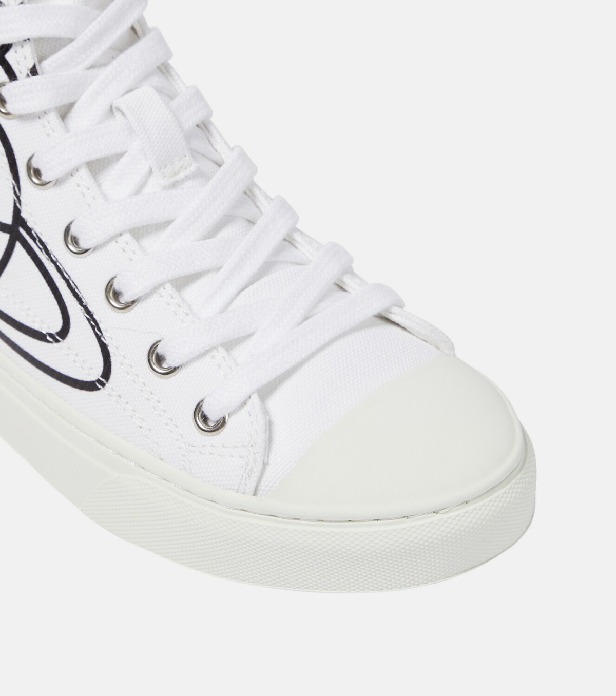 Vivienne Westwood Orb cotton canvas high-top sneakers