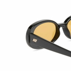 Le Specs Women's Outta Love Sunglasses in Black/Mustard Mono 