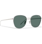 Berluti - Round-Frame Silver-Tone Sunglasses - Silver