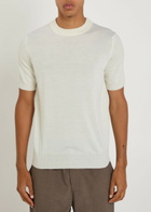 Aurélien Knit Merino Wool T-shirt Ivory