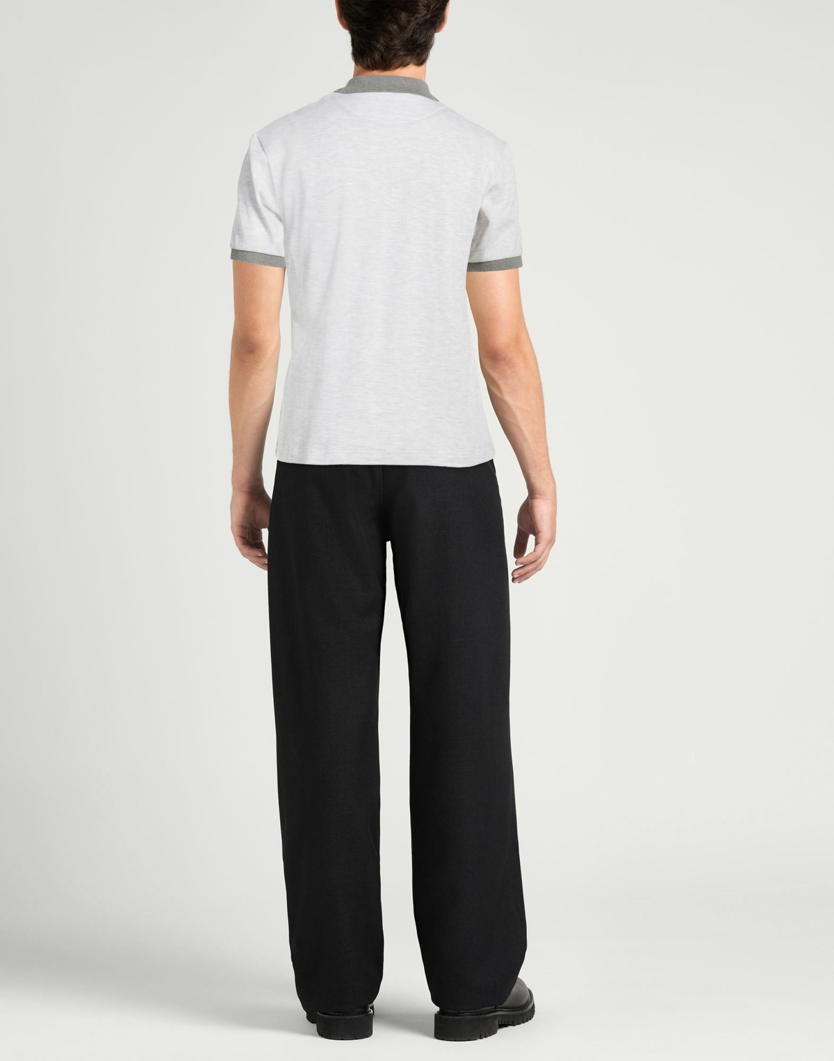Eleventy Mens Polo shirt Light in Grey
