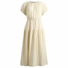 DUNST Women's Midi Dress in Light Beige
