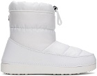 Giuseppe Zanotti SSENSE Exclusive White Quilted Boots