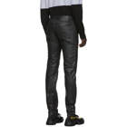 Givenchy Black Coated Skinny Jeans
