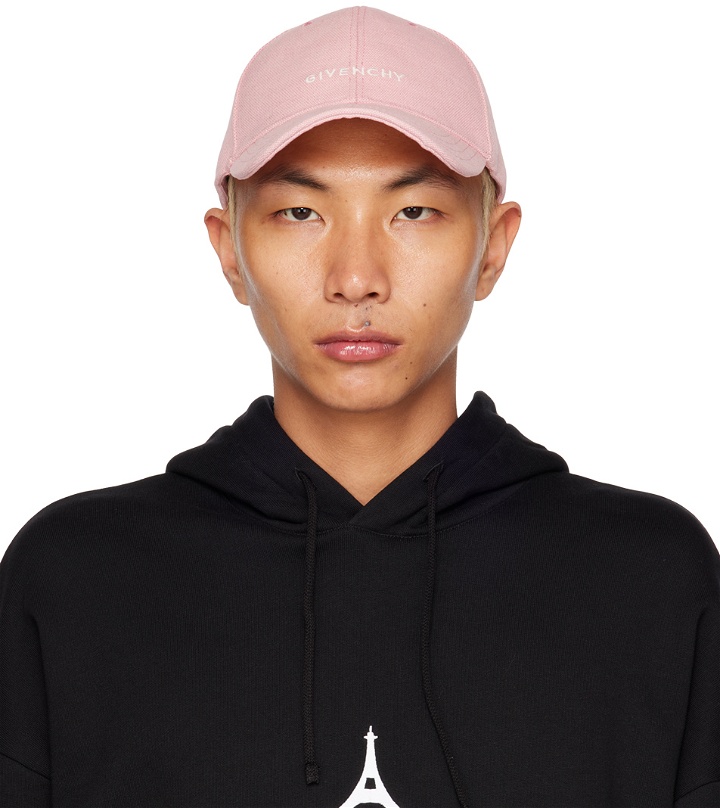 Photo: Givenchy Pink Embroidered Cap