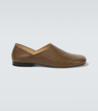 Lemaire Slippers leather-lined leather loafers