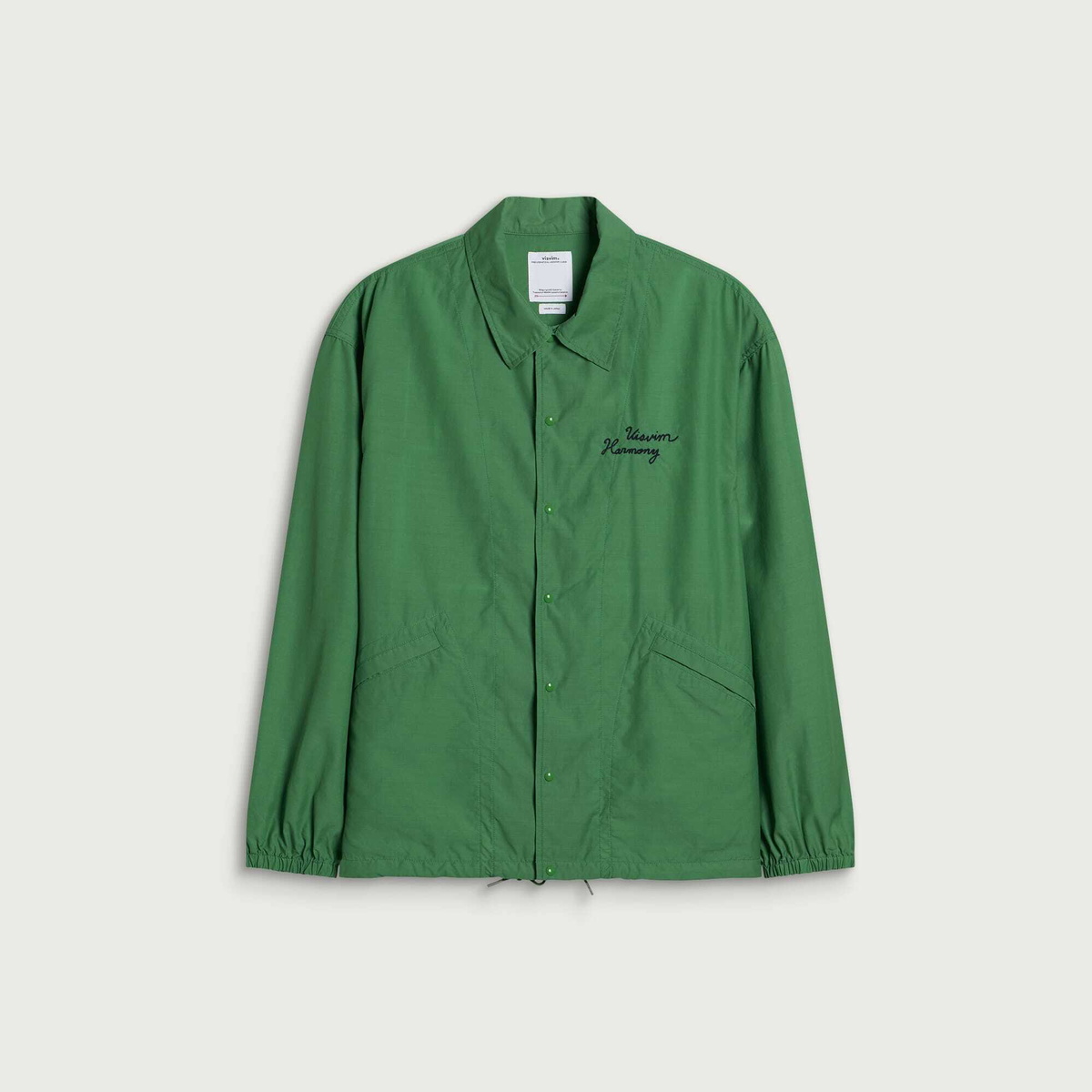 Visvim Men's Windfall Coach Jacket in Green Visvim