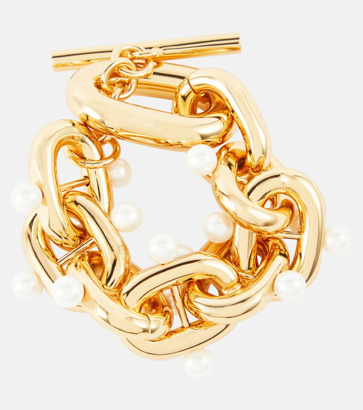Médiéval Bronze Bague Fluer de Lis - 21×14×22 mm