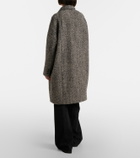 Brunello Cucinelli Herringbone wool-blend coat