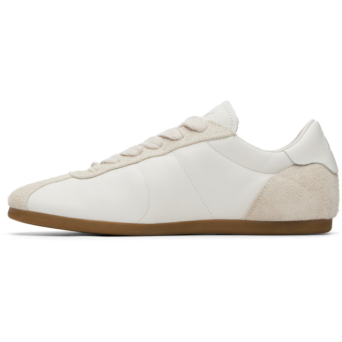 Represent White Low-Pro Leather Suede Sneakers