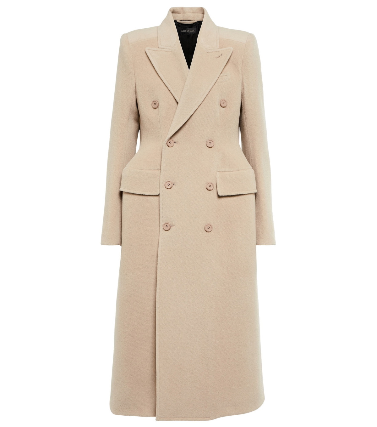 Balenciaga - Hourglass wool and alpaca wool coat Balenciaga