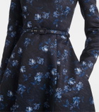 Emilia Wickstead Capucine floral taffeta faille cocktail dress
