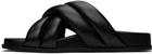 ANINE BING Black Lizzie Sandals