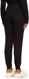 Baserange Black Organic Cotton Lounge Pants