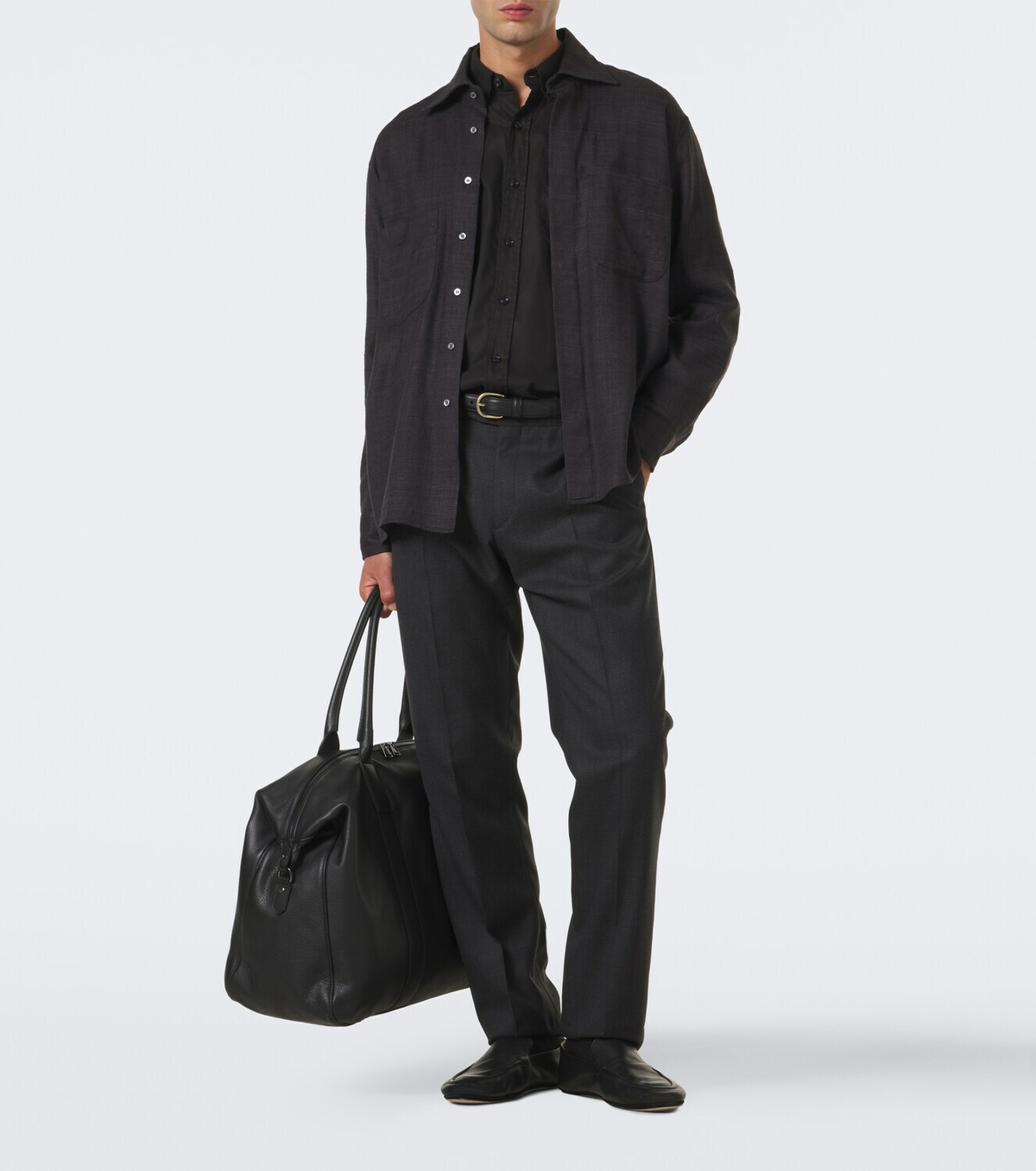 Brioni Wool slim pants