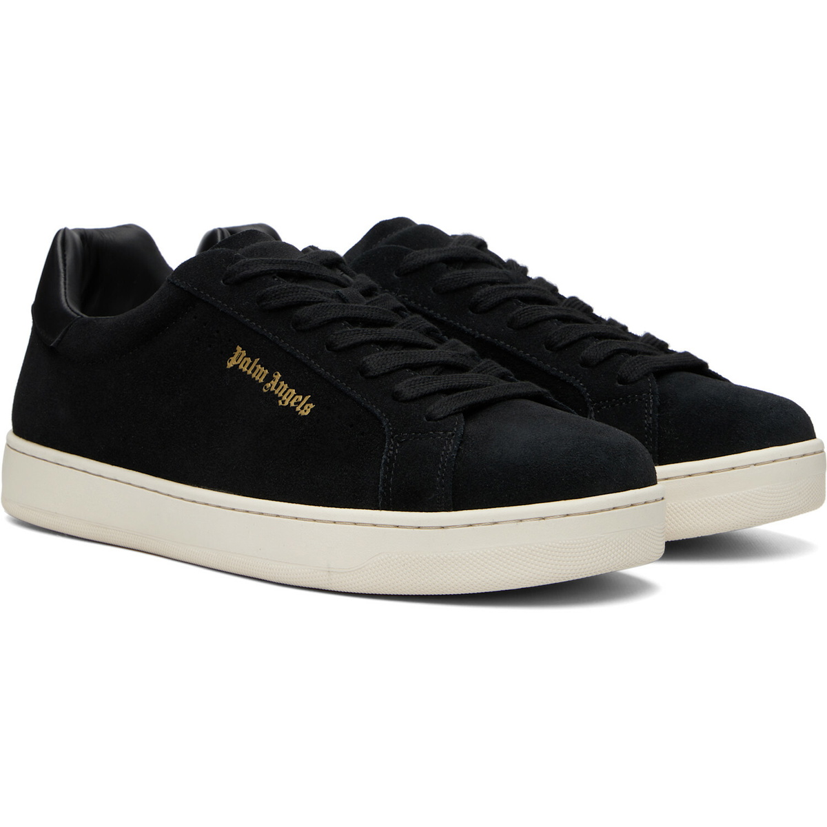 Palm Angels Black Classic Logo Tennis Sneakers