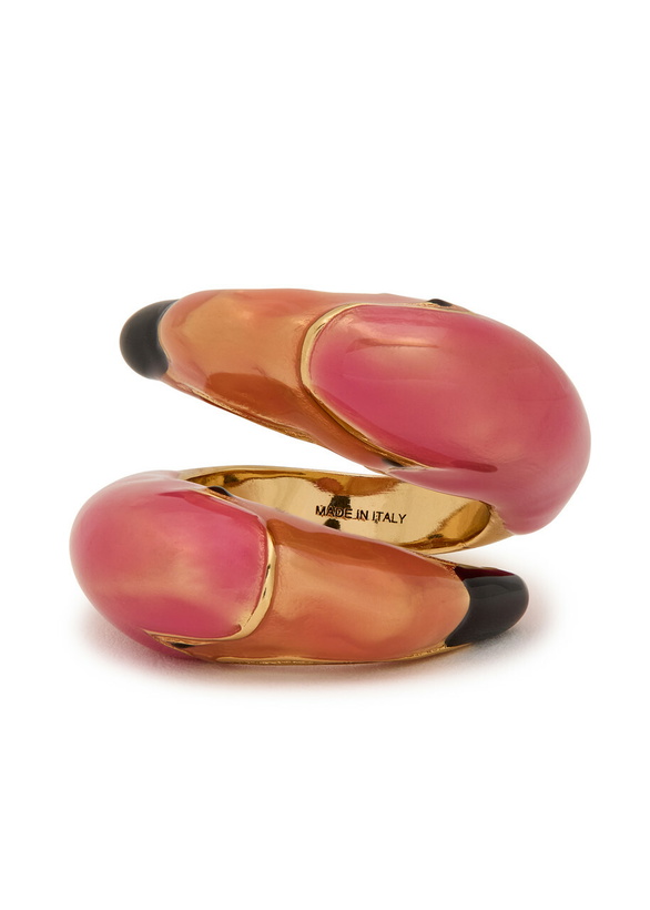 Photo: Chloe The Chloé Tropicus Enamelled Ring Pink