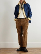 Drake's - Straight-Leg Cotton-Corduroy Trousers - Brown