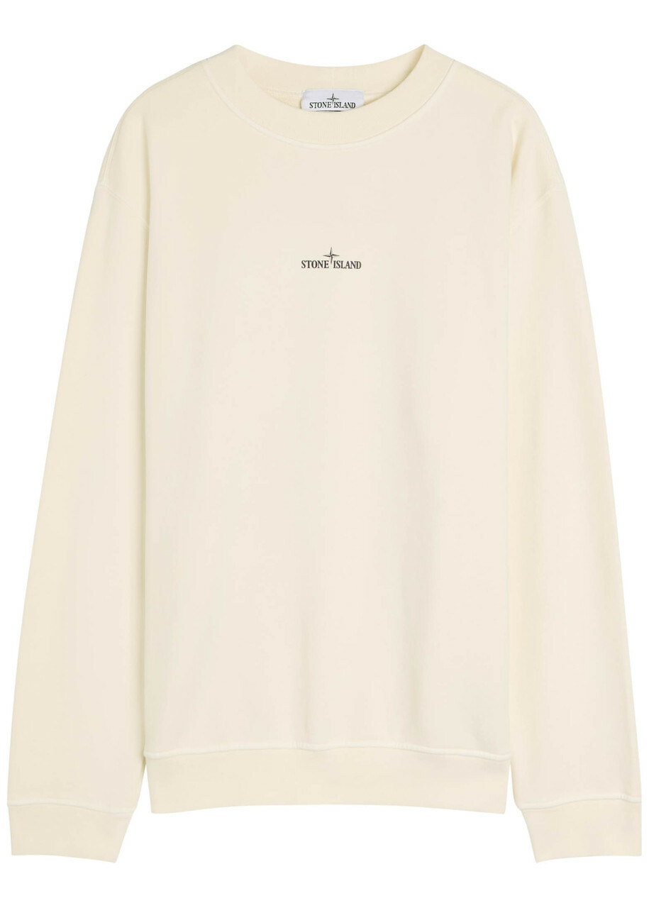 Stone Island Men's Marina Crew Neck Sweatshirt in Butter