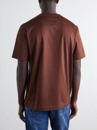 Zegna - Cotton-Jersey T-Shirt - Brown