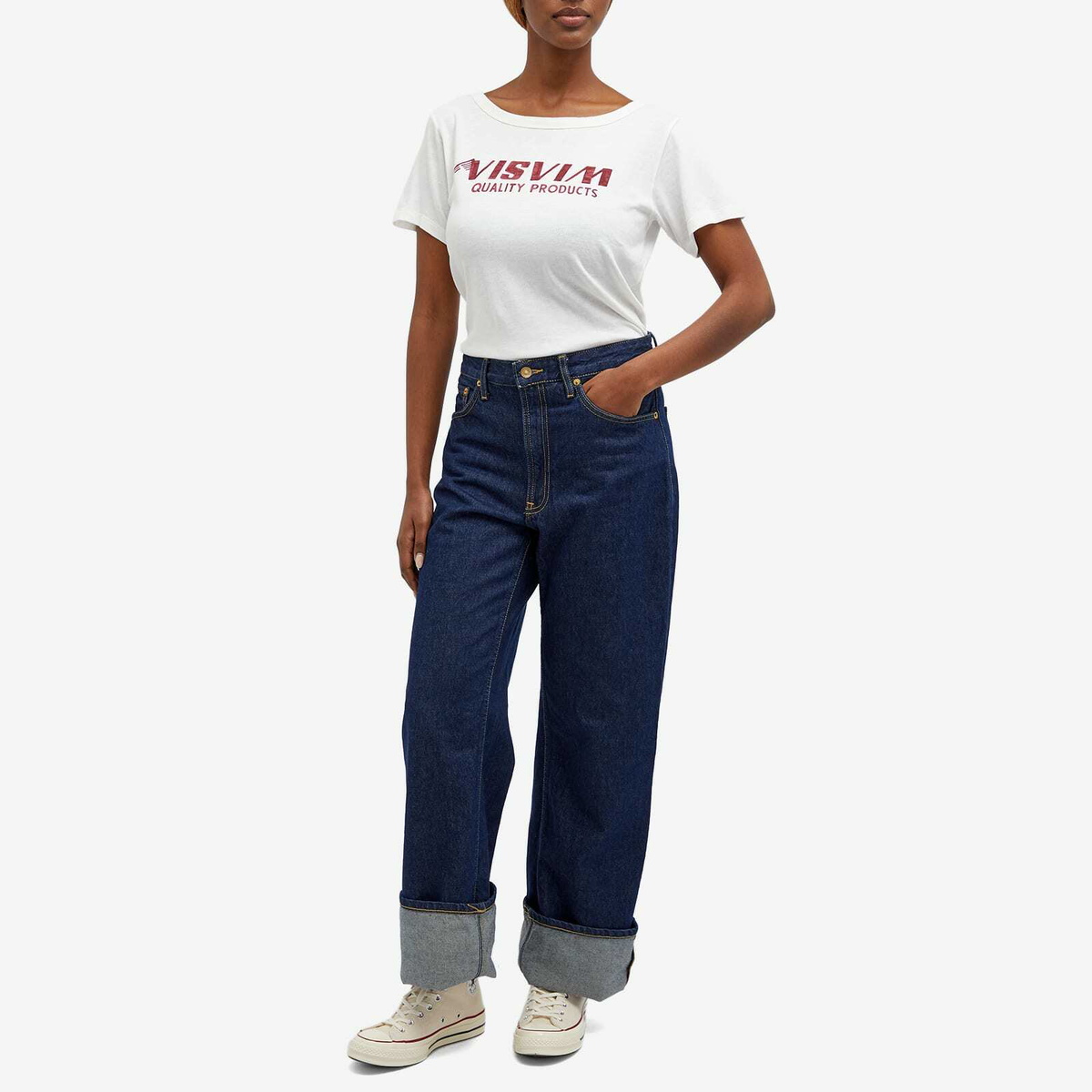 Visvim Women's Carree T-Shirt in White