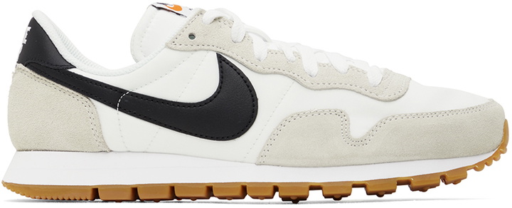 Photo: Nike White & Taupe Air Pegasus 83 Sneakers