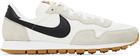 Nike White & Taupe Air Pegasus 83 Sneakers