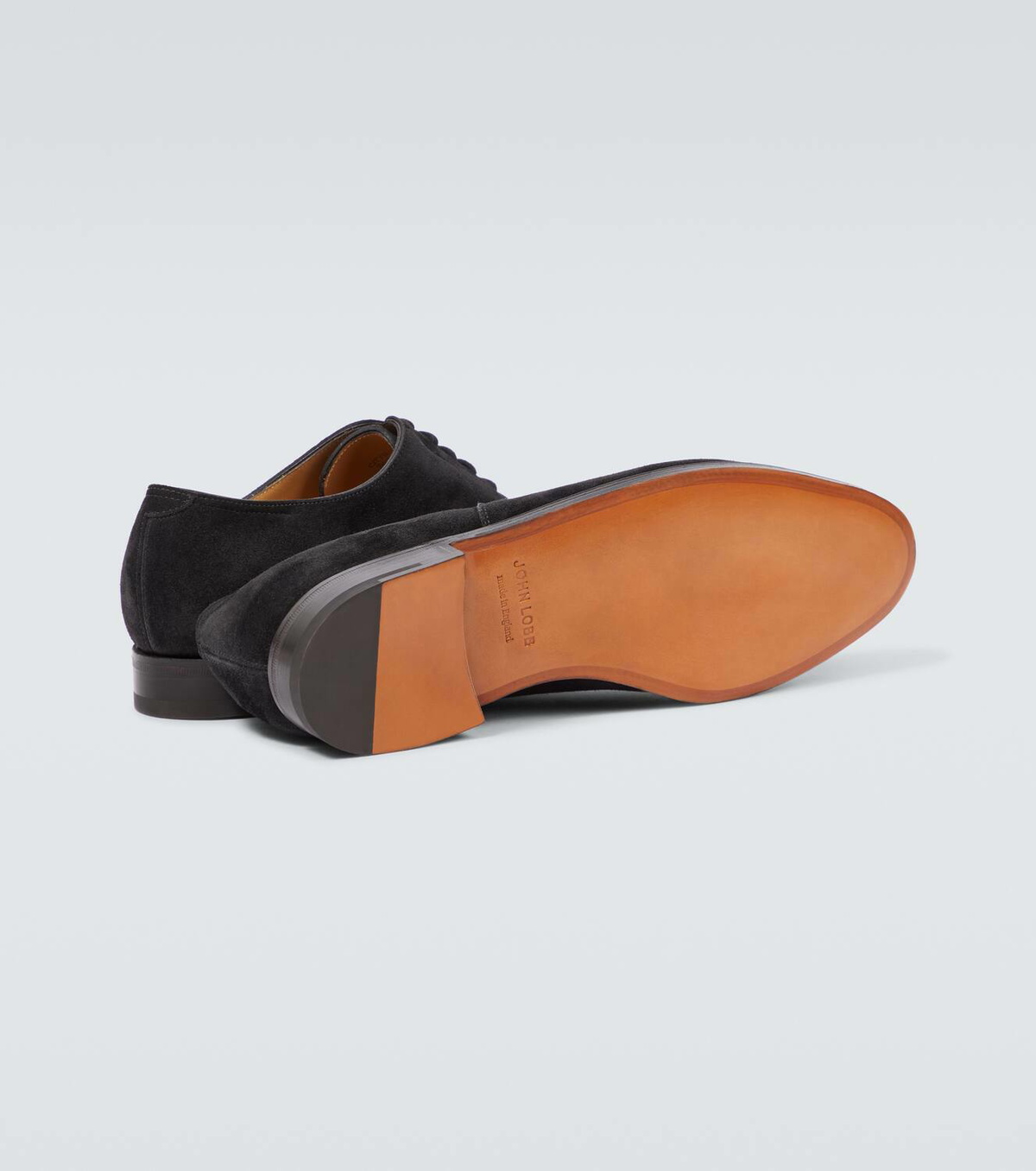 John Lobb City II suede Derby shoes