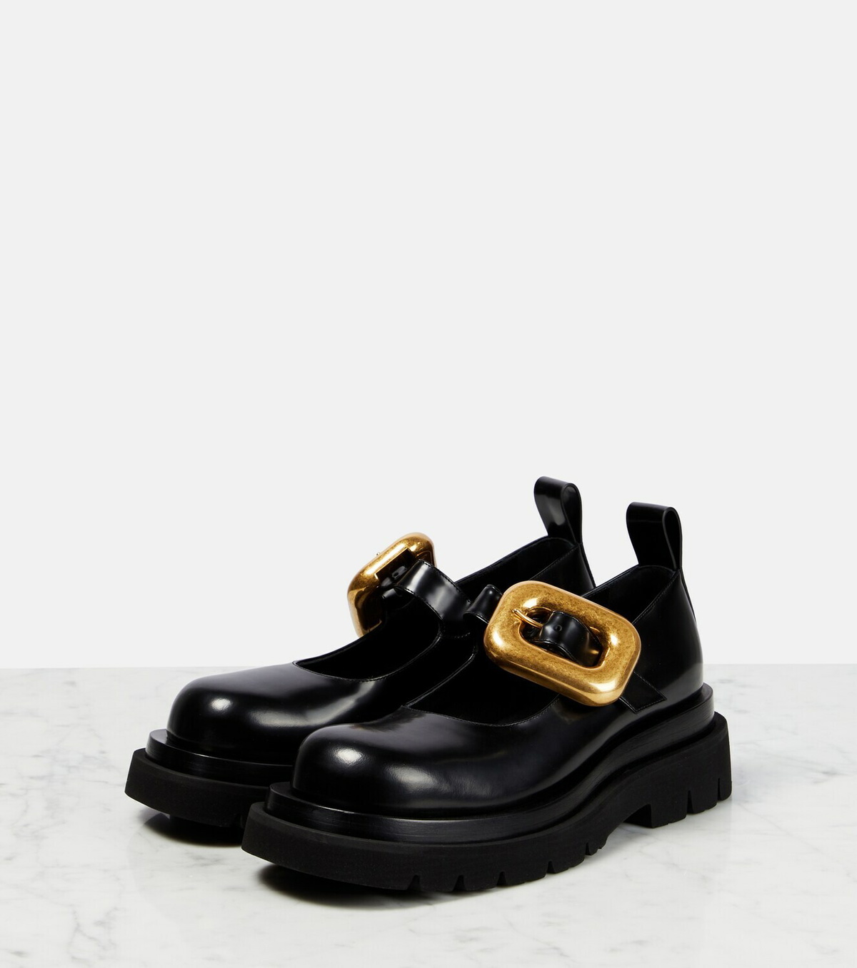 Bottega Veneta Mary Jane leather flats Bottega Veneta
