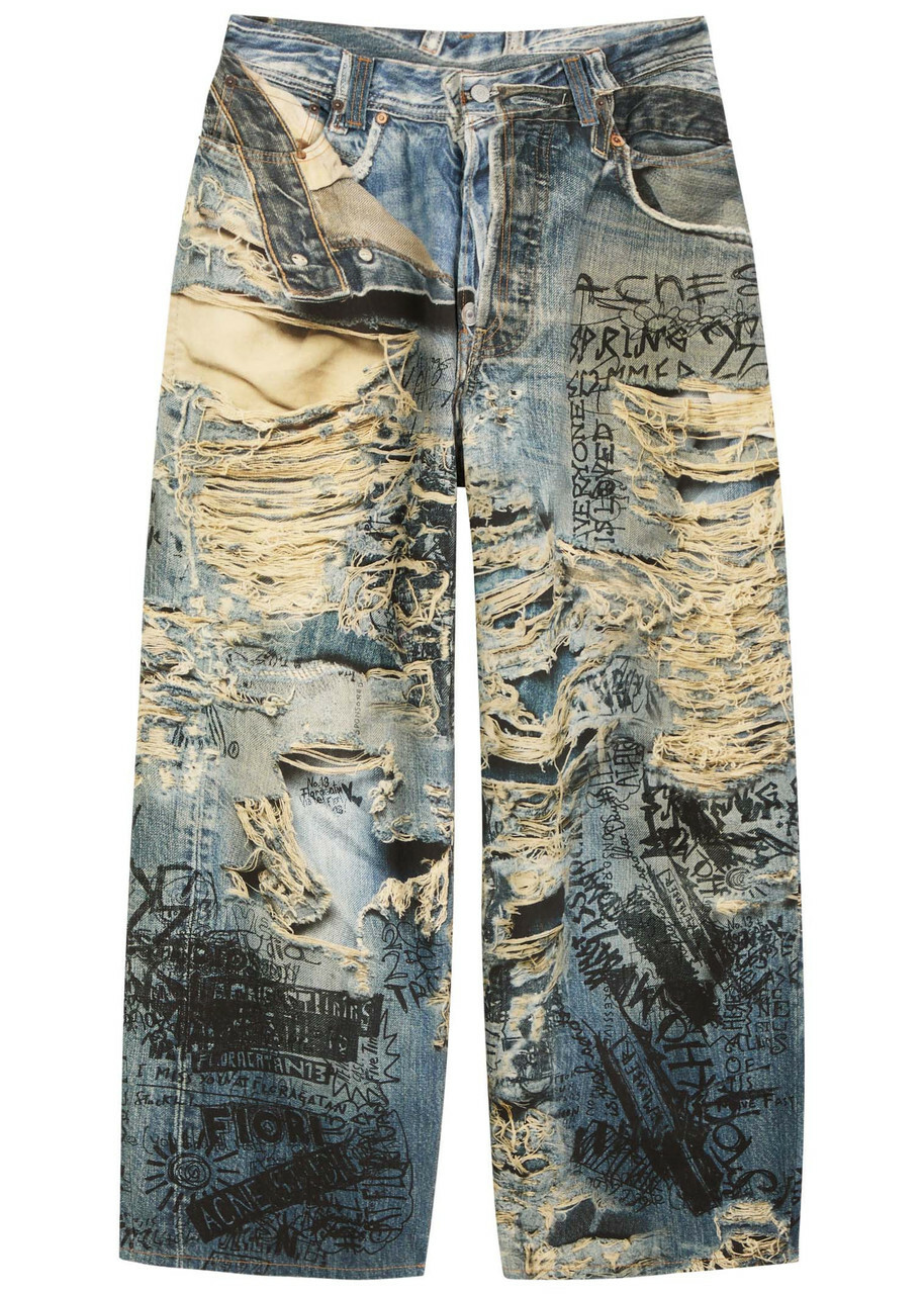 Acne Studios - 1989 Penicillin Straight-Leg Distressed Jeans