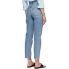 AGOLDE Blue 90's Pinch Waist Crop Jeans