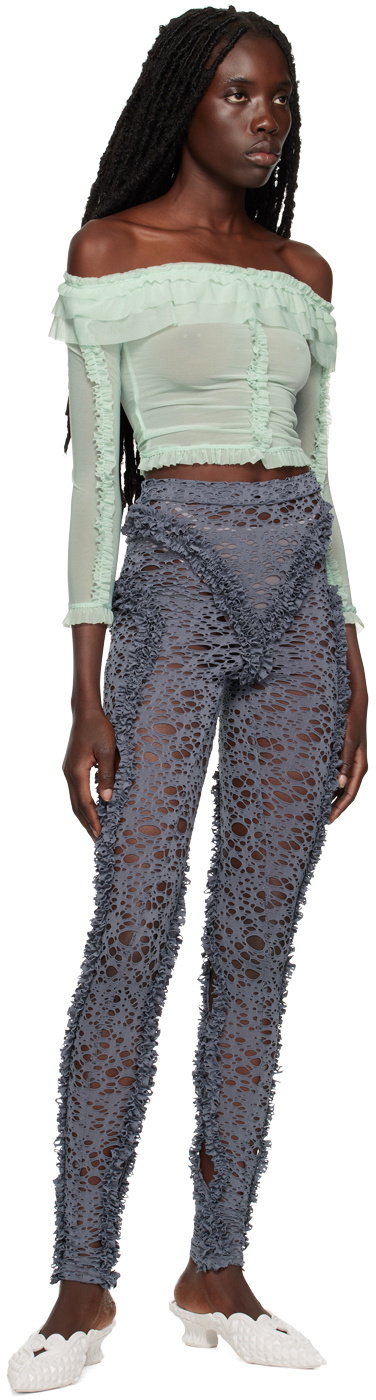 BARRAGÁN SSENSE Exclusive Gray Leggings