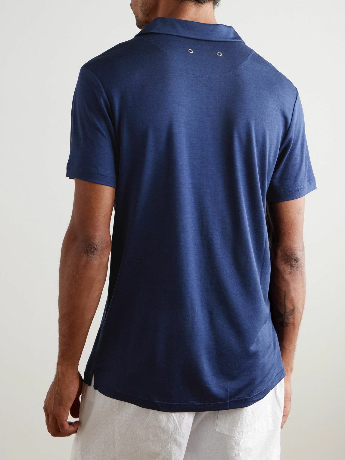 Vilebrequin - Pirinol TENCEL™ Lyocell Polo Shirt - Blue