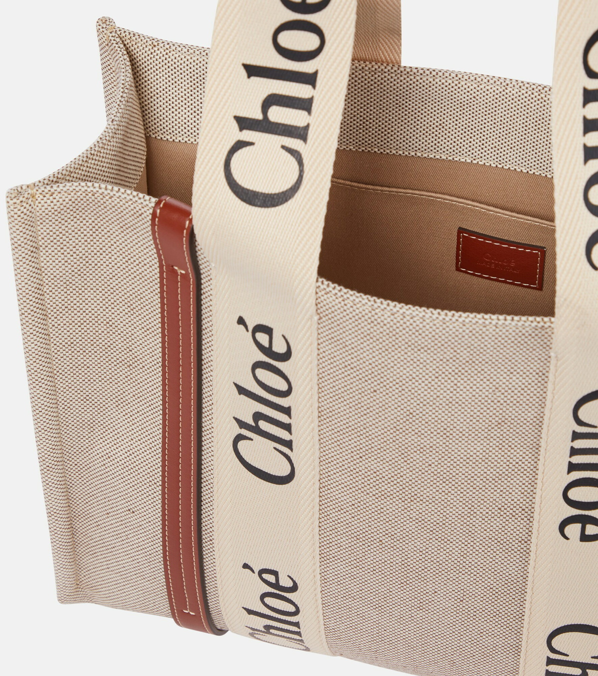 Chloe - Woody Medium canvas tote