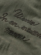 Visvim - Reversible Printed Cotton-Blend and Twill Bomber Jacket - Green
