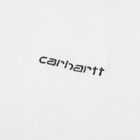 Carhartt Long Sleeve Mock Neck Script Embroidered Tee