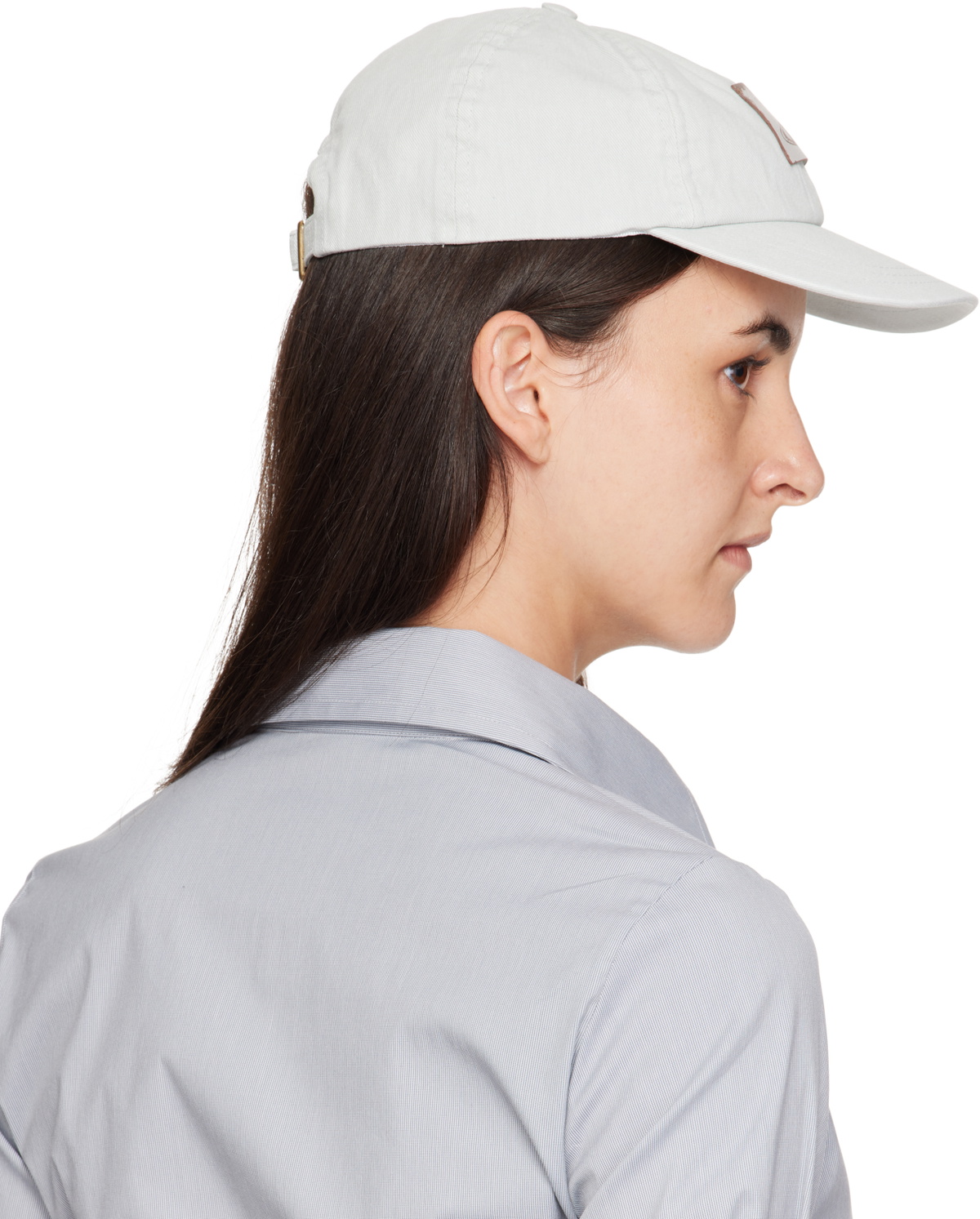 Vivienne Westwood Off-White Cotton Twill Baseball Cap