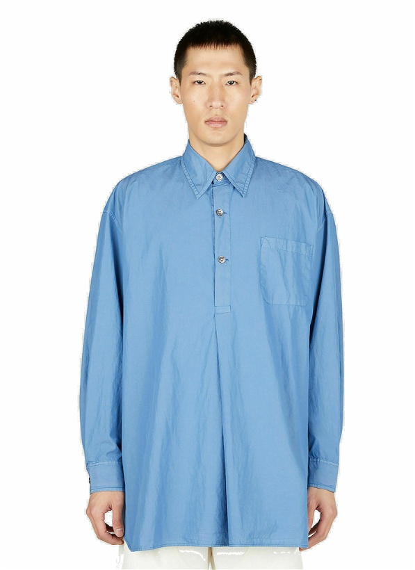 Photo: Our Legacy - Popover Shirt in Blue
