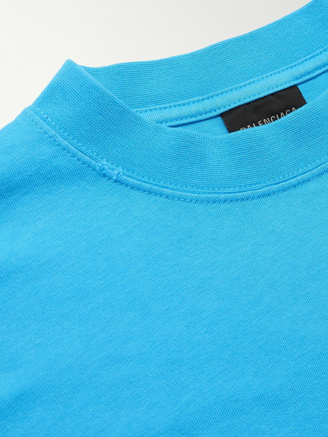Balenciaga - Oversized Logo-Print Cotton-Jersey T-Shirt