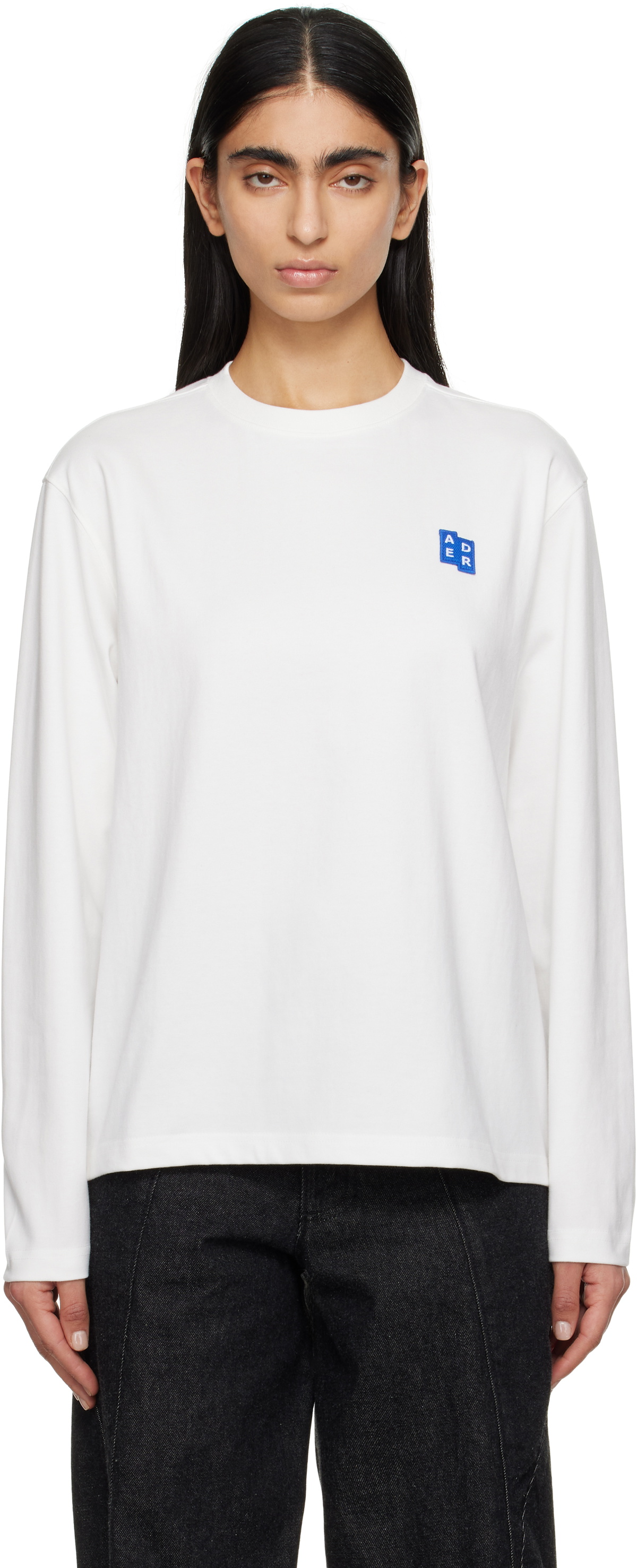 【ADERERROR】 Sig BL Tag t-shirt 04 White ★人気 ☆【Ader Error】☆Sig; TRS Tag t-shir.t 01☆OFF WHITE