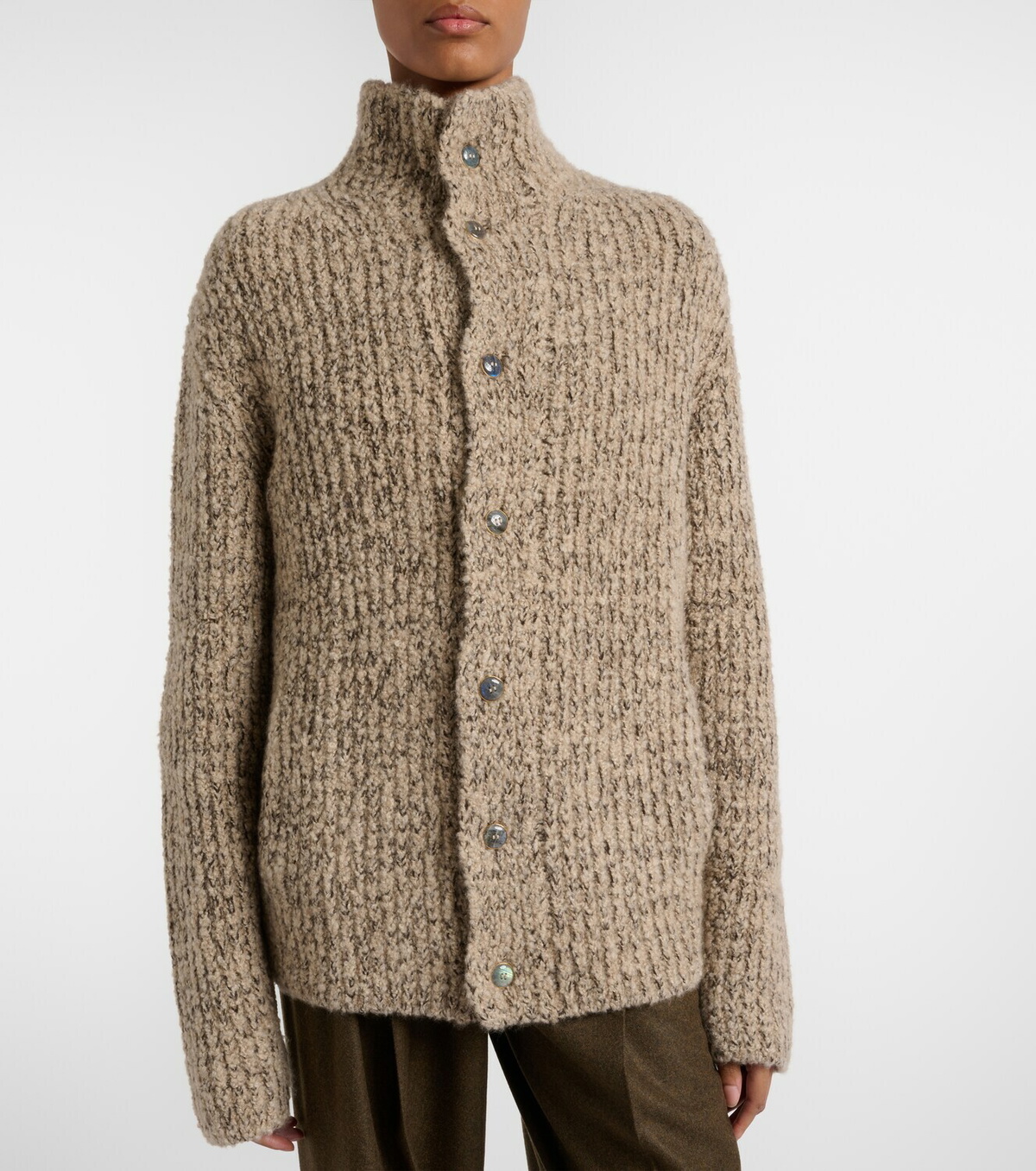 God's True Cashmere Cashmere bouclé cardigan