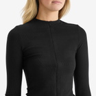 Joah Brown Women's Invisible Zip Long Sleeve Top in Black