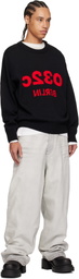 032c Black Selfie Sweater