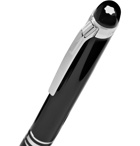 Montblanc - StarWalker Resin and Platinum Ballpoint Pen - Black