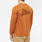 Pilgrim Surf + Supply Men's Team Pocket Long Sleeve T-Shirt in Copper