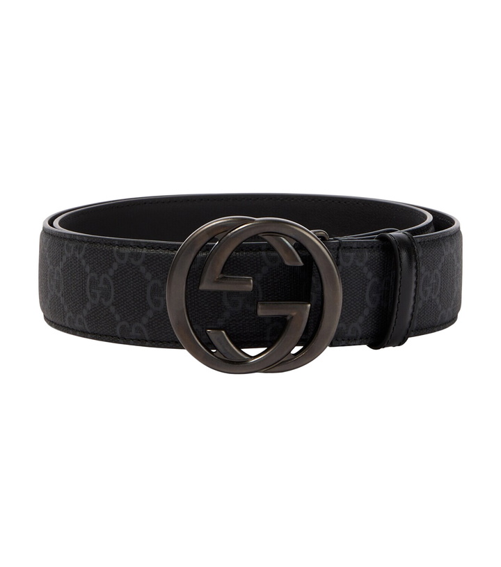 Photo: Gucci Interlocking G reversible belt