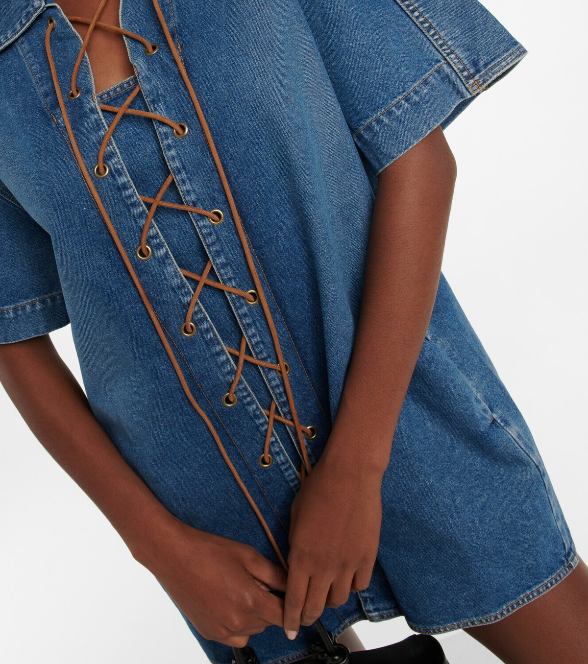 Petar Petrov Amos denim minidress