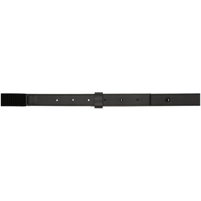 Pleats Please Issey Miyake Black Stretch Pleats Belt One Size NWT! $300 Pleats Belt in Black by Pleats Please Issey Miyake – Idlewild main image 4