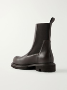 Rick Owens - Beatle Leather Chelsea Boots - Brown