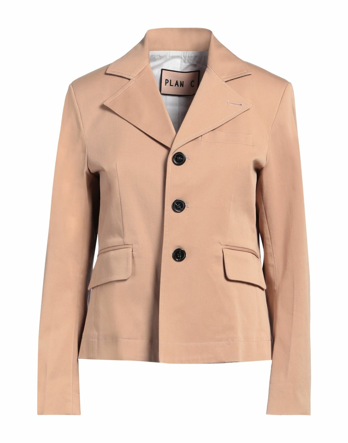 Plan C Womens Blazer Light brown